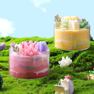 Lanjo DIY Succulent Scented Candle Series Fun Salon Handmade Plant Cactus Shaped Gifts Wholesale - Product Image 4
