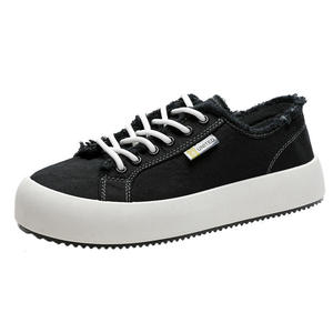 Chaussures en toile DA pour hommes, coupe basse, respirantes, antidérapantes, résistantes à l'usure, à lacets, semelle épaisse - Product Image 6