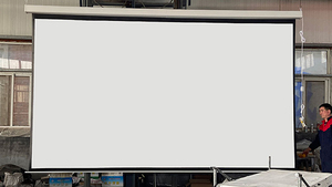 Kích thước lớn <span class=keywords><strong>200</strong></span> ''250'' 300 ''350'' 400 inch màn hình chiếu điện với điều khiển từ xa 16:9 4K màn hình máy chiếu cơ giới - Product Image 3