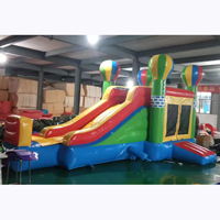 Jeu de fête pour enfants personnalisé en usine Offre Spéciale toboggans gonflables château gonflable d'arrière-cour videur plein d'entrain avec piscine