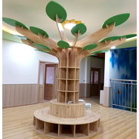 Ensemble de meubles Montessori pour enfants en bas âge, garderie, crèche, bibliothèque en bois en forme d'arbre, bibliothèque pour la chambre, maternelle, école maternelle, centre de bibliothèque