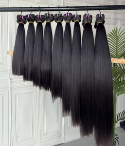 Sale in Bulk 100% Human Hair <b>Extensions</b> Filipino Raw Hair Vendor Virgin Bone Straight Human Hair Bundles - Product Image 2