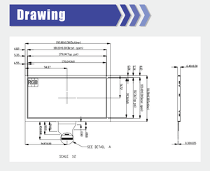 Pantalla LCD TFT <span class=keywords><strong>de</strong></span> 8.0 Pulgadas con Pantalla Táctil, 800*480, Piezas <span class=keywords><strong>de</strong></span> Ensamblaje <span class=keywords><strong>de</strong></span> Pantalla LCD, Pantalla a Todo Color SPI - Product Image 6