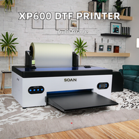 Nueva Impresora de Tinta Plana DTF HuaCai XP600 A3 con Cabezal de Impresión Epson, Tinta de 7 Colores para Impresión en Película PET y Camisetas