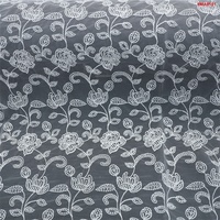Nouvelle Arrivée T-win Textile : Tissu en Dentelle Florale Brodé avec Paillettes pour Conception de Tenues de Soirée