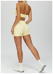 Conjunto de 5 Piezas de Traje de <span class=keywords><strong>Yoga</strong></span> Sólido y Transpirable, Traje Deportivo Ajustado con Pliegues Torcidos para Mujer, para Correr al Aire Libre y Fitness 4514 lenovo <span class=keywords><strong>Yoga</strong></span> Book 9i - Product Image 3