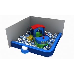 Équipement de jeu intérieur pour usage domestique, bateau pirate en mousse, structure d'escalade en bois et plastique avec piscine à balles pour centres de jeux pour enfants - Product Image 2