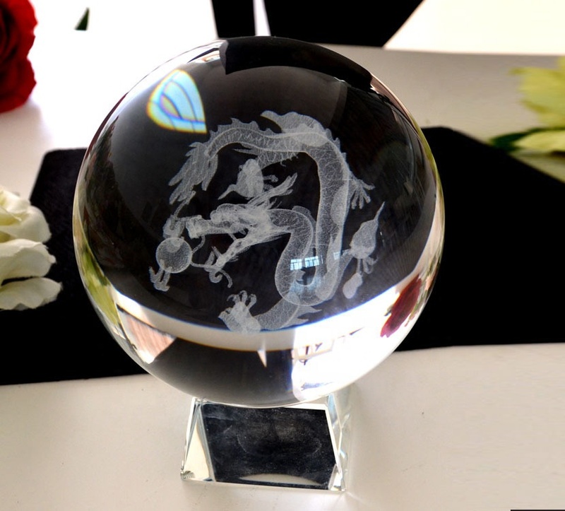 MH BL053 3d Laser Engraving Dragon