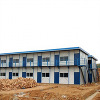 Casas prefabricadas modulares de 2 pisos, casa K, oficina temporal, obra de construcción, trabajador, dormitorio, casa prefabricada