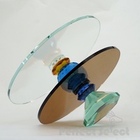 Premium kristallen glazen gebakbord, elegante fruitpresentatiehouder, uniek cadeau voor thuis