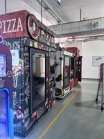 Distributeurs automatiques de pizzas entièrement automatiques pour la vente en extérieur, modèle 2026, pour la préparation rapide de repas en libre-service