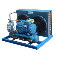 Système de réfrigération à air refroidi par moteur, unité de condensation à compresseur semi-hermétique à économie d'énergie pour chambres froides et congélateurs à blast