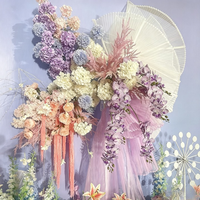 Tissu plissé transparent en gros pour la décoration de mariages, événements, fêtes, anniversaires, toiles de fond et arrangements floraux artificiels