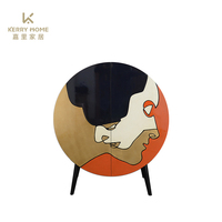 Nouvelles tables d'appoint de salle à manger, luxe, simples, élégantes, roses, en acier inoxydable, modernes, fantaisie, créatives, en métal, meubles de maison