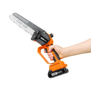 high quality battery powered 6 inch mini chainsaw