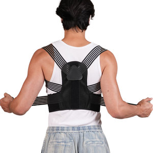 Ceinture de soutien du dos supérieur et inférieur pour femmes et hommes, anti-cyphose, respirante, élastique, réglable, correcteur de posture - Product Image 1