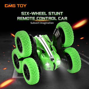 Coche de acrobacias con Control remoto fundido a presión de seis ruedas para niños, vaso de doble cara, características de carreras, juguete eléctrico de Gas <span class=keywords><strong>Tamiya</strong></span> 6 Compatible - Product Image 2