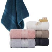 Juego de Toallas Faciales de Algodón Orgánico Puro de Lujo, Tejido Suave, Absorbente, de Secado Rápido, con Patrón de Damasco, Antibacterianas