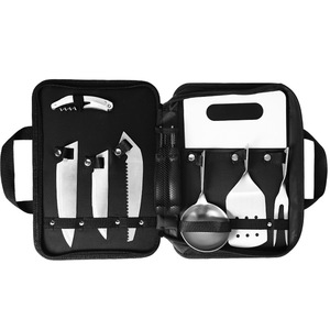 Ensemble de couteaux en acier inoxydable Forest Village 27 cm, ustensiles de cuisine pour le camping en plein air, fournitures de pique-nique - Product Image 3