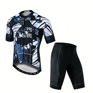 Ensemble de cyclisme personnalisé unisexe : maillot, short et système de protection personnalisables pour vélo de route et VTT, impression par sublimation - Product Image 1