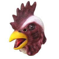 Masque de coq Richard en latex pour adulte, Halloween, Noël, accessoires de jeu Hotline Miami, couleur personnalisée, écologique, cosplay