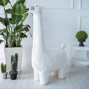 AOQI Nouvelle Mode Chaussures Changeantes Bois Chiens Girafe Animal Repose-pieds Animal Tabouret Moderne Enfants Meubles <span class=keywords><strong>Noir</strong></span> Marron Tabourets - Product Image 4