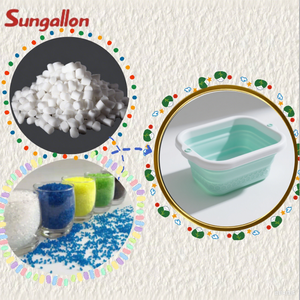 Dureté personnalisable de particules de TPE d'approvisionnement direct d'usine pour la représentation stable de moulage par injection dans les bassins se pliants - Product Image 2