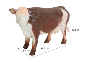 7 pouces en plastique vinyle creux <span class=keywords><strong>ferme</strong></span> <span class=keywords><strong>de</strong></span> vache animal <span class=keywords><strong>jouet</strong></span> pour enfants <span class=keywords><strong>de</strong></span> jeu <span class=keywords><strong>de</strong></span> sécurité - Product Image 4