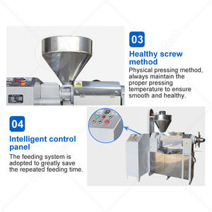Máquina de Extração de Óleo de Coco Virgem, Semente de Chá, Vegetais e Soja ORME, Totalmente em Aço Inoxidável, para Gergelim e Nozes - Product Image 4