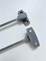 Système de fermeture amortie à ressort à gaz pneumatique pour meubles de cuisine, chambre et salle à manger