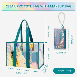 <span class=keywords><strong>Borsa</strong></span> da Spiaggia in TPU Personalizzata RTS per Donne, <span class=keywords><strong>Borsa</strong></span> Trasparente Impermeabile <span class=keywords><strong>a</strong></span> <span class=keywords><strong>Tracolla</strong></span> per Viaggi e Shopping - Product Image 3