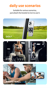 Soporte de teléfono magnético de golf original Accesorio de carrito de golf Soporte delgado para teléfono inteligente-Tienda y acceso Celular-Imán ultra fuerte - Product Image 6