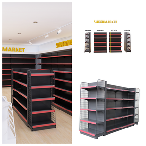 Étagère de présentation GU JIU Étagères de supermarché Étagères de présentation Étagère d'épicerie bon marché <span class=keywords><strong>notion</strong></span> de magasin - Product Image 4