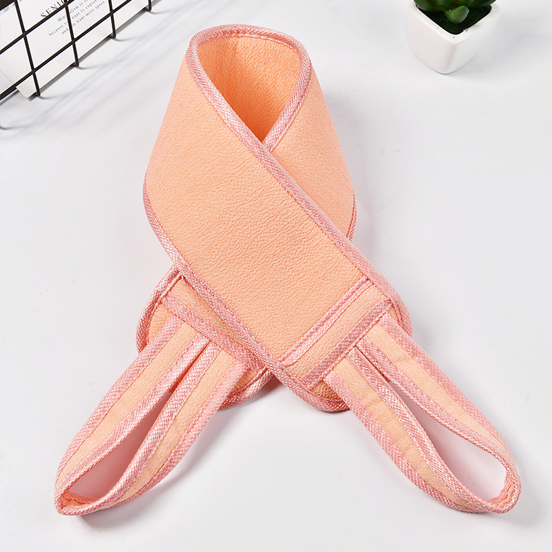 ชุดวันพีซสีชมพูนอร์ดิกพร้อมสายรัดด้านหลัง