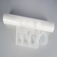 Feuilles de film plastique PP naturel de qualité alimentaire 100 % recyclables, épaisseur personnalisable, service de découpe et de thermoformage sous vide
