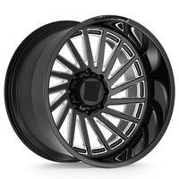 Jantes de camion forgées concaves super simples personnalisées SL 28X16 20X12 22X10 24X12, finition noir mat, avec 8X180 6X139.7 pour GMC Sierra 1500