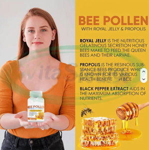VitaSpring OEM özel etiket arı poleni zayıflama kapsülü arı sütü takviyesi 1000mg arı polen kapsülleri - Product Image 3
