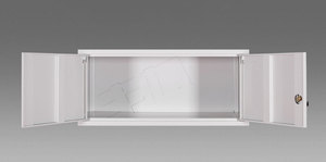Armoire de classement minimaliste en métal blanc avec serrure à clé pour bureau et usage domestique - Product Image 4