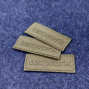 Hot Sale Personalized Custom <b>Printing</b> logo Locking Edge Embroidered Patches Suitable for Clothing - Product Image 4