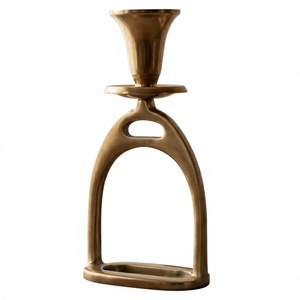 Antique Silver Equestrian Stirrup Candle Holder Decorative Metal Tabletop Accent <b>for</b> <b>Horse</b> <b>Lover</b> Home Hotel Stable Decor - Product Image 6