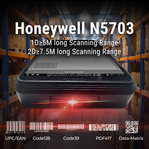 GENZO A605 IP67 <span class=keywords><strong>PDA</strong></span> Lecteur de codes-barres 2D <span class=keywords><strong>PDA</strong></span> industriel robuste portable Android - Product Image 3