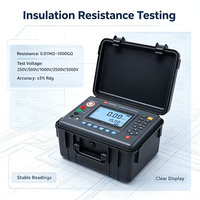 Testeur de résistance d'isolement haute précision 15 kV, diagnostic de courant de court-circuit 6 mA, diagnostic de tension de coup de frein, immunité au bruit automatique