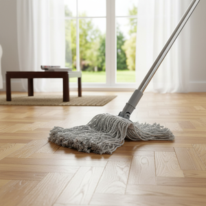Gizmop 450gr Wet <b>Mop</b> with <b>Microfibre</b> <b>Mop</b> Head Self-Wringer Antibacterial & Durable for Parquet & Real Wood Floors - Product Image 3