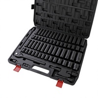 Jeu de douilles pneumatiques de 65 pièces, 1/2 pouce, pour réparation automobile, avec rallonge longue, métrique et impérial