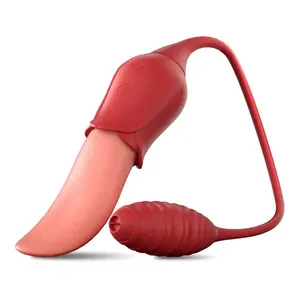 2025 Oem & Odm <span class=keywords><strong>Hot</strong></span> Selling Seksspeeltjes <span class=keywords><strong>4</strong></span> In 1 Vibrator 12 Snelheden Likken Vibrerende Roterende Kralen Vibrator Volwassen Speelgoed Voor Vrouwen - Product Image 1