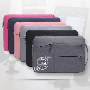 Túi Máy Tính Xách Tay Bao Gồm Thăng Hoa In Tay Áo Máy Tính Xách Tay 15.6 Inch Neoprene Túi Xách Tay Với Dây Kéo