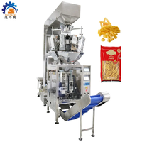 Peseuse verticale multi-têtes entièrement automatique pour grignoter le maïs tortilla et les croustilles Machine à emballer et à filer