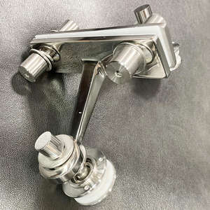 HL 커튼 월 2-암 스테인리스 스틸 글라스 스파이더 커넥터 미러 폴리쉬 마감 5년 보증 발루스트레이드 실외용 - Product Image 2