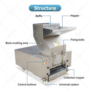Промышленный измельчитель/дробилка для мяса и костей ORME (для крупного рогатого скота, говядины, рыбы) - Product Image 2