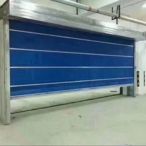 Siêu Thị Khẩn Cấp Thoát Ra Con Lăn Màn Trập Cửa Chống Cháy Vải Vô Cơ PVC Công Nghiệp Phong Cách Sợi Rèm Cửa Cho Nhà Kho - Product Image 6